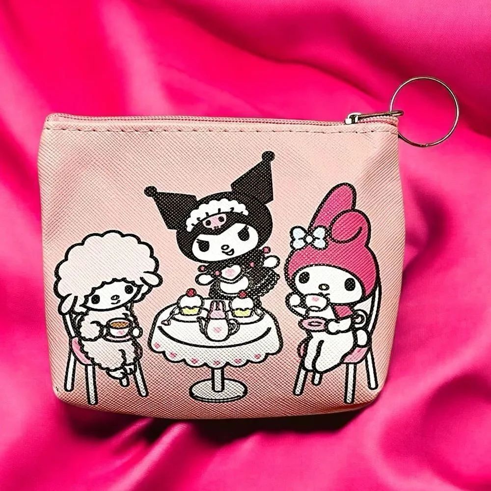 🤯5/$25🤯 Sanrio Kuromi My Melody Pink Coin Purse